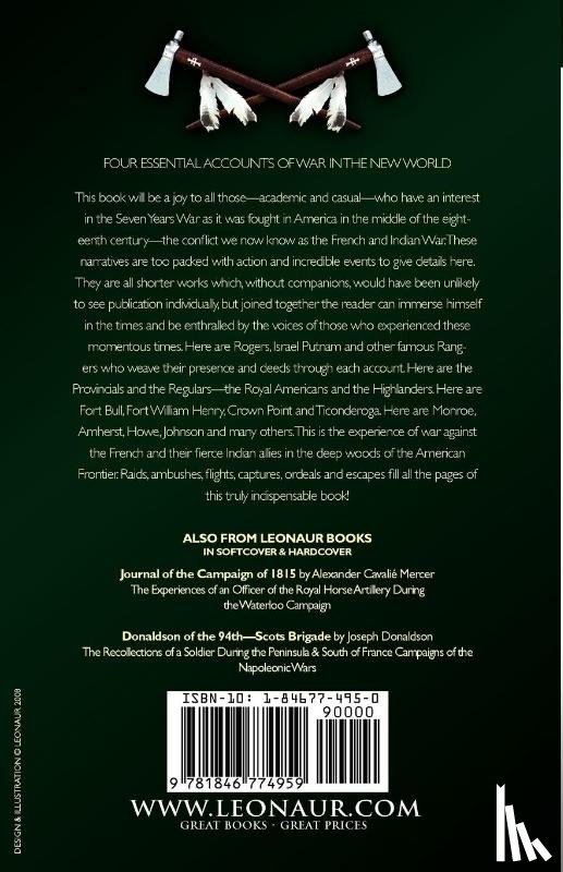 Eastburn, Robert, Putnam, Rufus, Hawks, John - Narratives of the French & Indian War