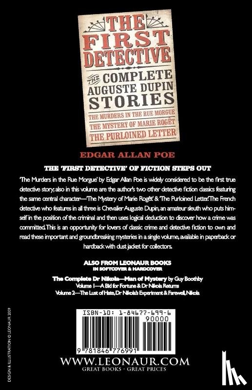 Poe, Edgar Allan - The First Detective