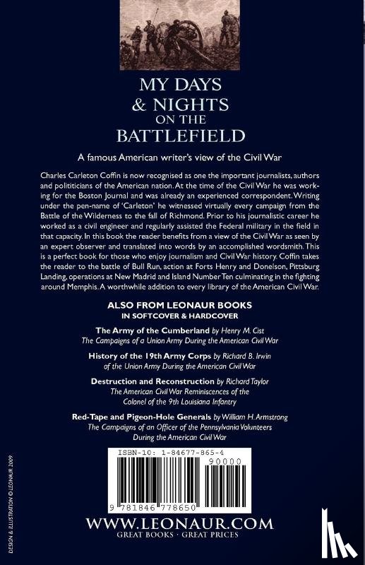 Coffin, Charles Carleton - My Days and Nights on the Battlefield