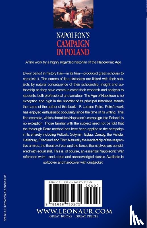 Petre, F Loraine - Napoleon's Campaign in Poland 1806-1807