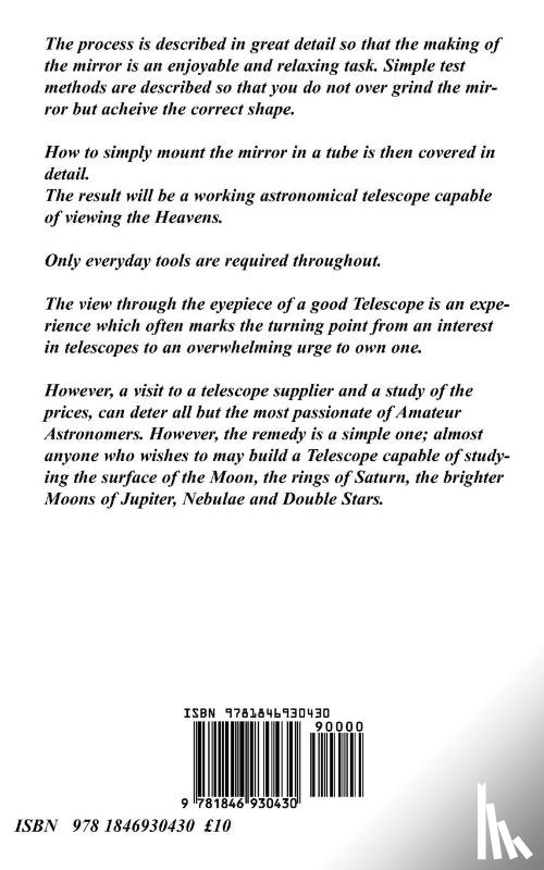 Smith, Rob - How to Build an Astronomical Telescope