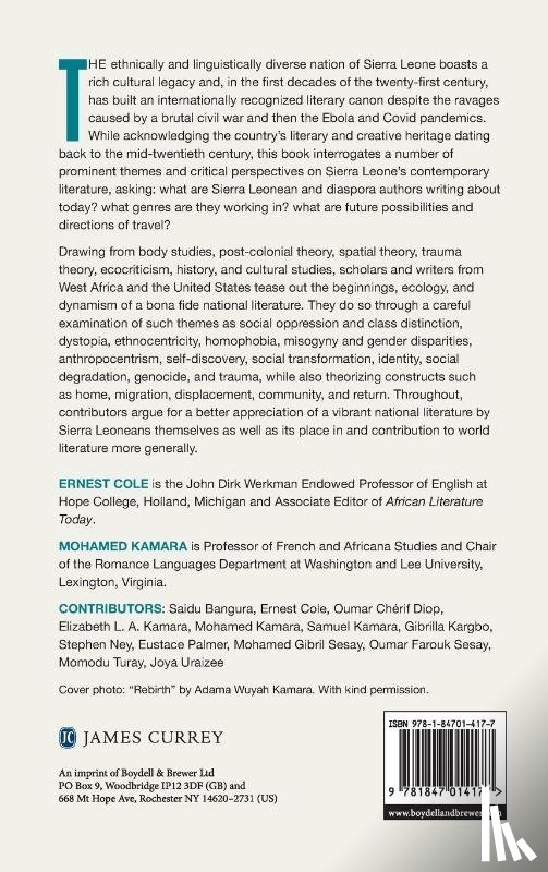  - The Literature of Contemporary Sierra Leone