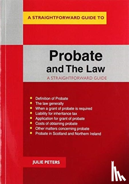 Peters, Julie - Probate and The Law