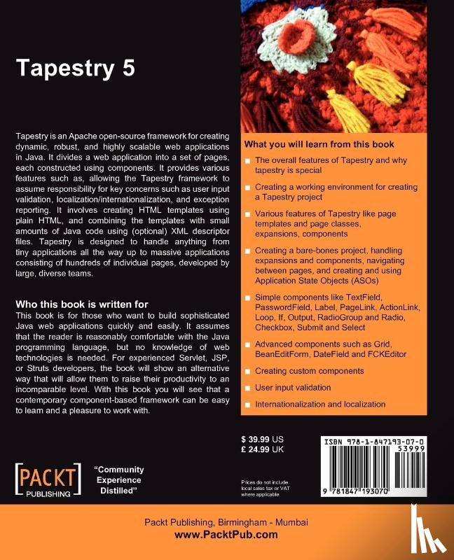 Kolesnikov, Alexander - Tapestry 5: Building Web Applications