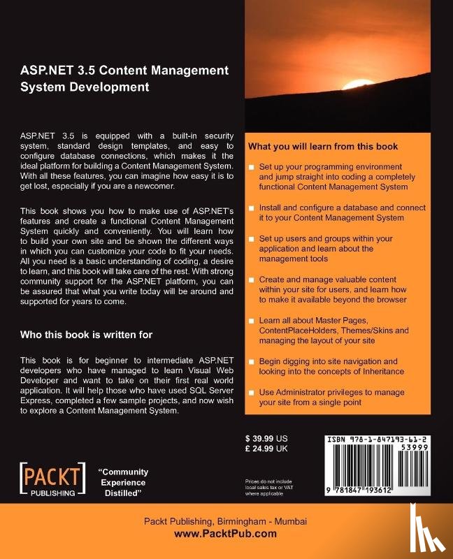 Christianson, Curt, Cochran, Jeff - ASP.NET 3.5 CMS Development