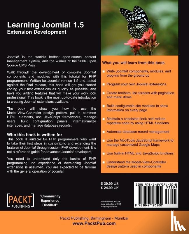 LeBlanc, Joseph L. - Learning Joomla! 1.5 Extension Development