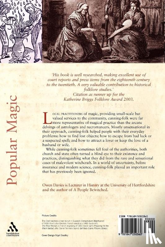 Davies, Owen (University of Hertfordshire - Popular Magic: Cunning-folk in English History