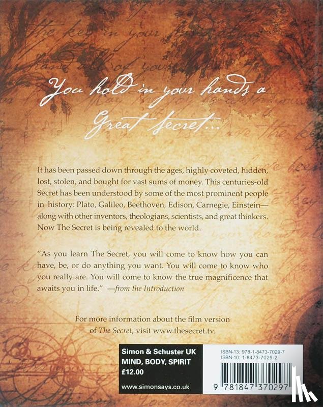 Byrne, Rhonda - The Secret