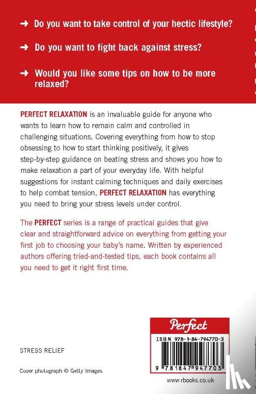 Van Der Zeil, Elaine - Perfect Relaxation