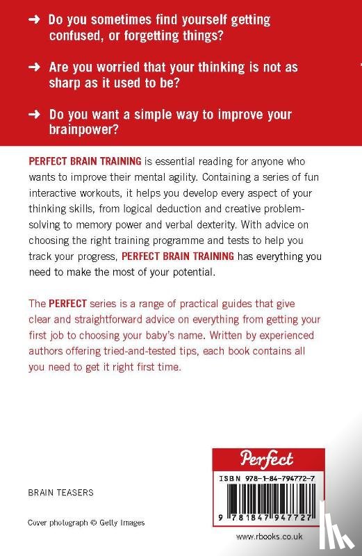 Carter, Philip - Perfect Brain Training