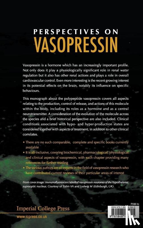 Laycock, John Francis (Imperial College London - Perspectives On Vasopressin
