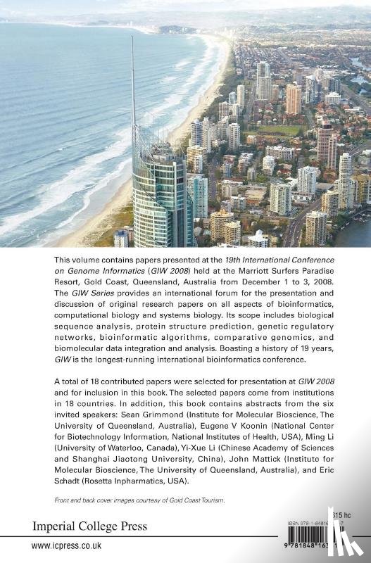  - Genome Informatics 2008: Genome Informatics Series Vol. 21 - Proceedings Of The 19th International Conference