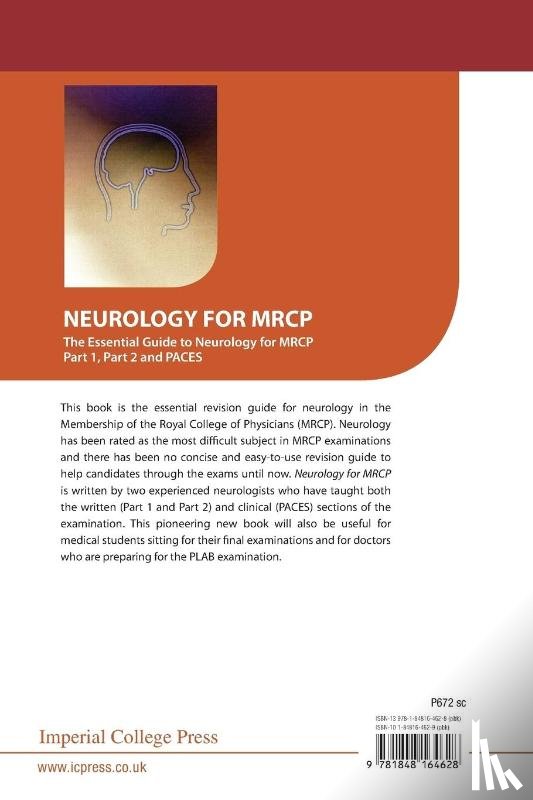 Kennedy, Jonathan (Ucl Inst Of Neurology, Rohrer, Jonathan D (Ucl Inst Of Neurology - Neurology For Mrcp: The Essential Guide To Neurology For Mrcp Part 1, Part 2 And Paces