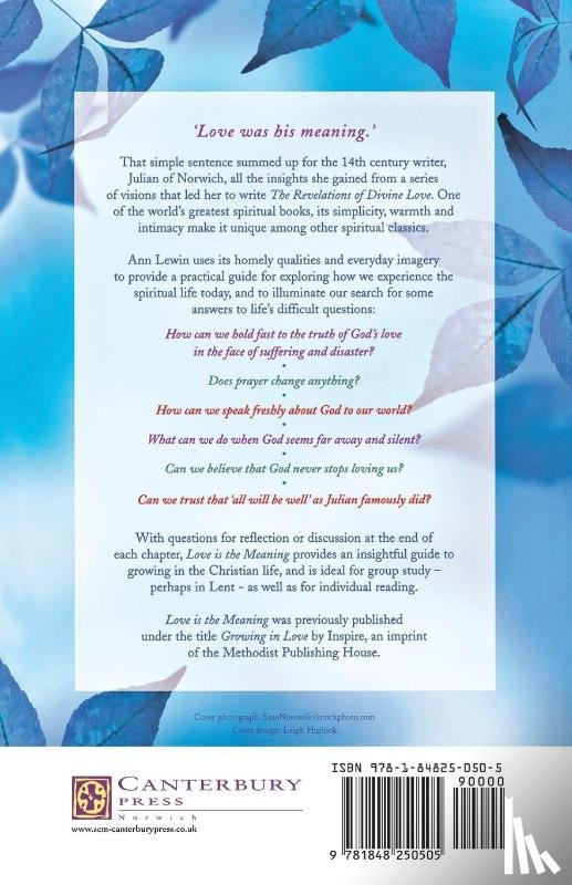 Ann Lewin - Love is the Meaning