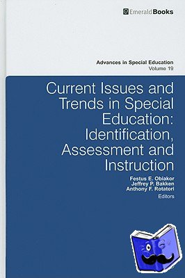  - Current Issues and Trends in Special Education. - Identification, Assessment and Instruction