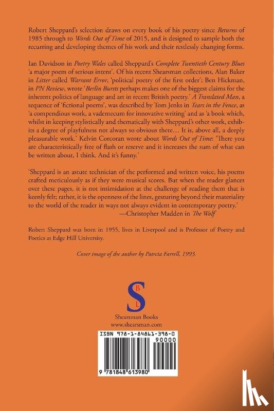 Sheppard, Robert - History or Sleep - Selected Poems