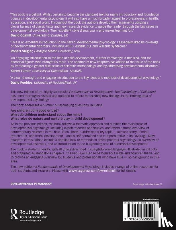 Mitchell, Peter (University of Nottingham), Ziegler, Fenja (University of Lincoln) - Fundamentals of Developmental Psychology