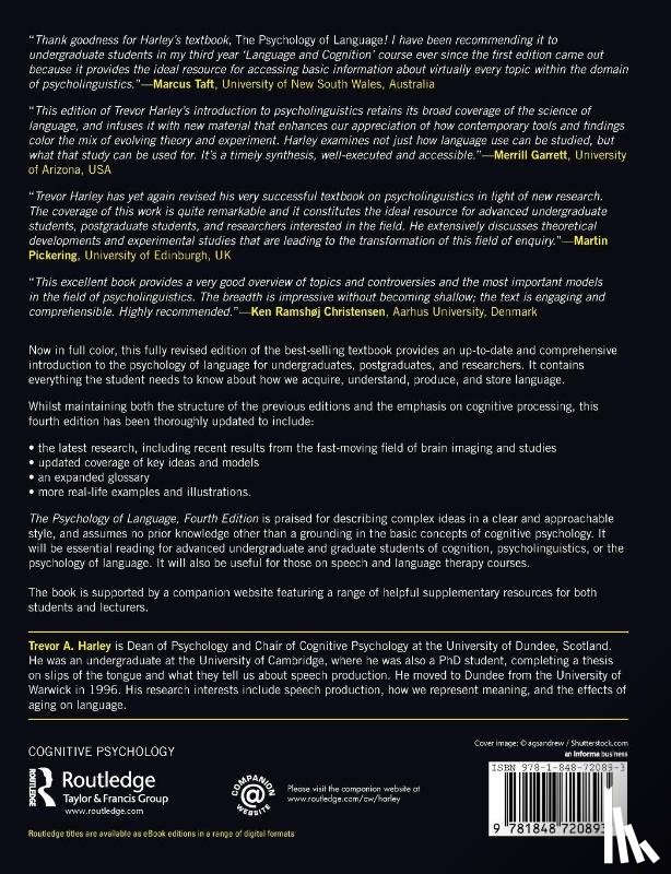 Harley, Trevor A. (University of Dundee - The Psychology of Language