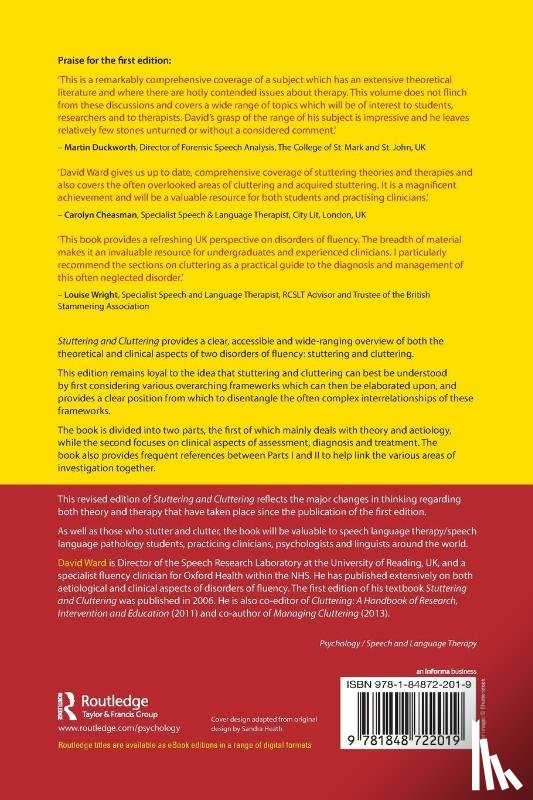 Ward, David (University of Reading - Stuttering and Cluttering (Second Edition)