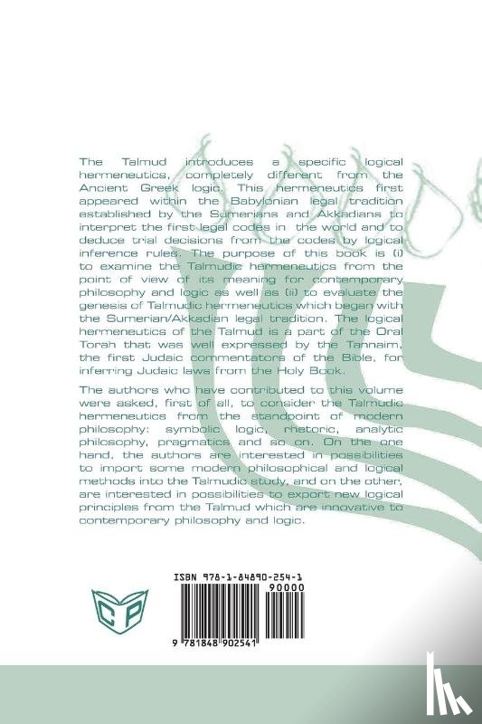  - Philosophy and History of Talmudic Logic