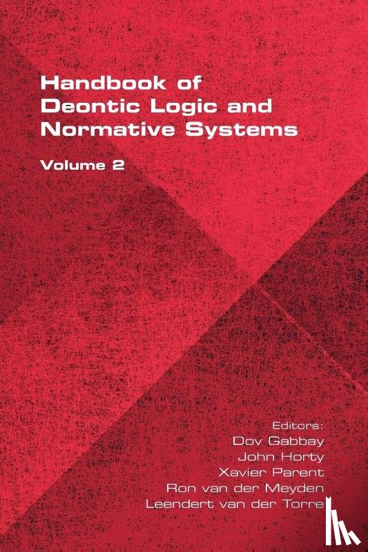  - The Handbook of Deontic Logic and Normative Systems, Volume 2