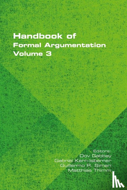  - Handbook of Formal Argumentation. Volume 3