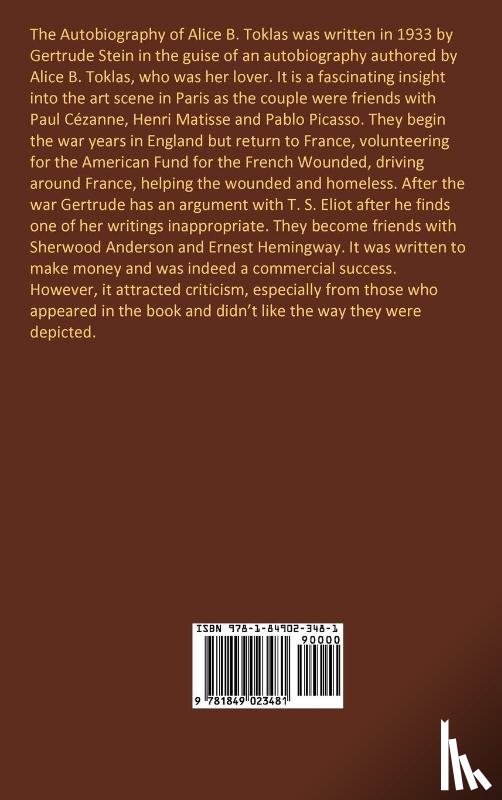 Stein, Gertrude - The Autobiography of Alice B Toklas