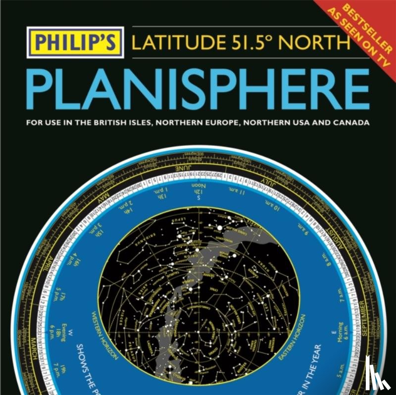 Philip's Maps - Philip's Planisphere (Latitude 51.5 North)