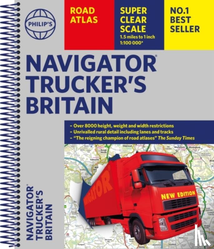 Philip's Maps - Philip's Navigator Trucker's Britain: Spiral
