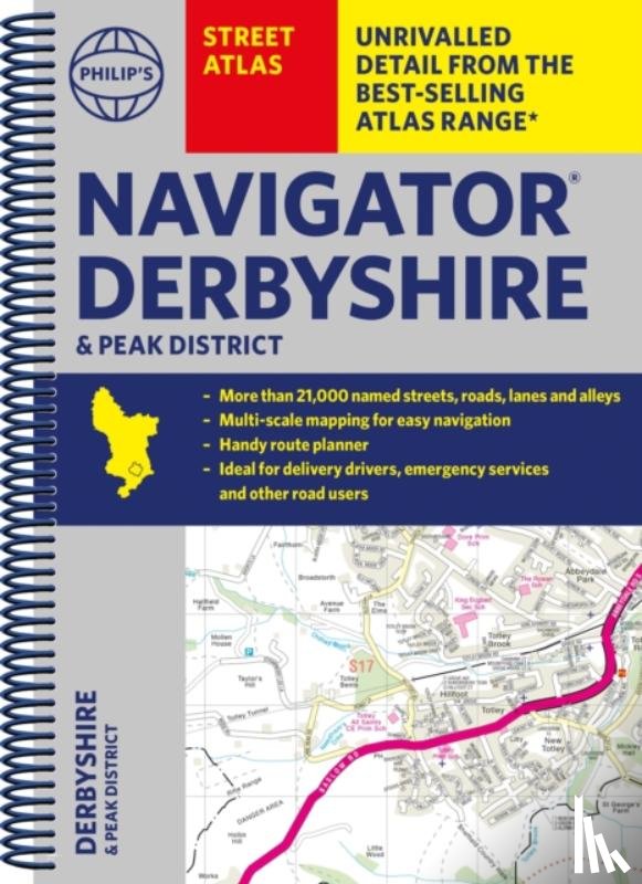 Philip's Maps - Philip's Navigator Street Atlas Derbyshire and the Peak District