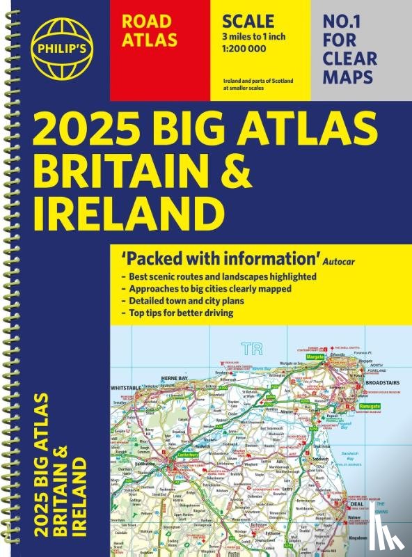 Philip's Maps - 2025 Philip's Big Road Atlas of Britain & Ireland