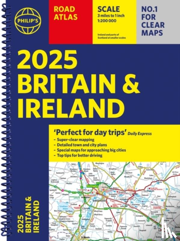 Philip's Maps - 2025 Philip's Road Atlas Britain and Ireland
