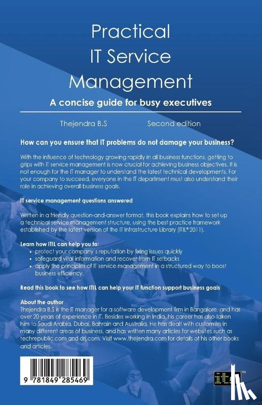 Thejendra BS - Practical IT Service Management