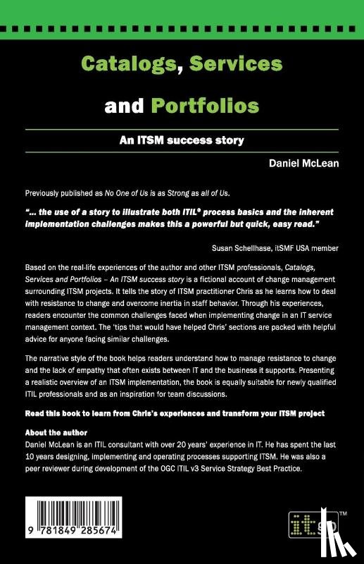 McLean, Daniel D. - Catalogs, Services and Portfolios