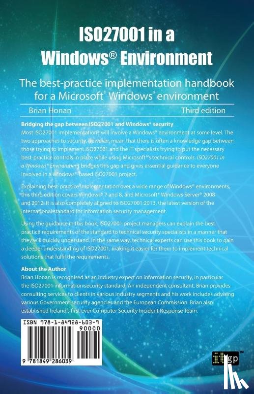 Honan, Brian - ISO27001 in a Windows Environment