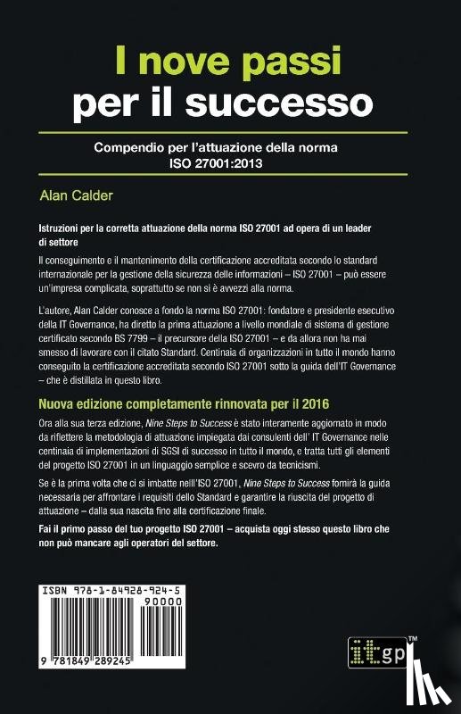 Calder, Alan - I nove passi per il successo