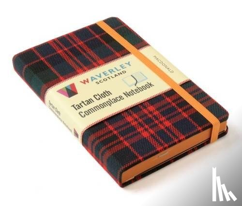 Waverley Scotland - Waverley (M): MacDonald Tartan Cloth Commonplace Notebook