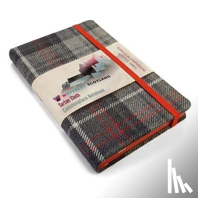  - Waverley S.T. (M): Castle Grey Pocket Genuine Tartan Cloth Commonplace Notebook