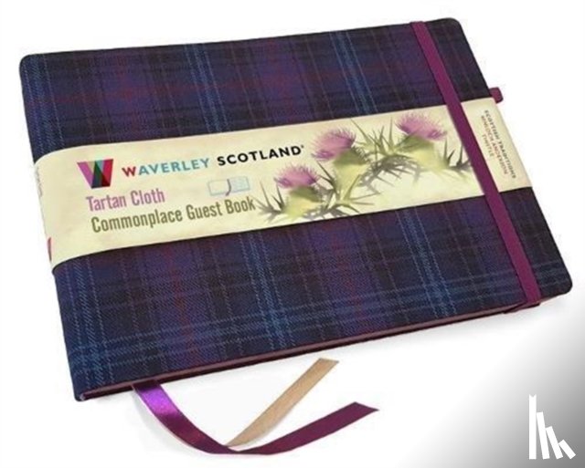  - Guest Book - Kinloch Anderson Thistle Tartan cloth