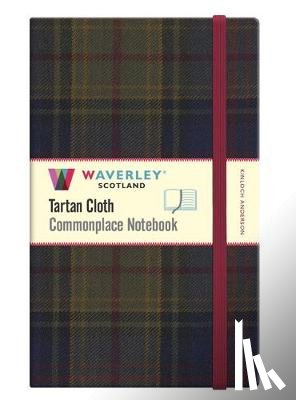 Books, Waverley - Kinloch Anderson: Waverley Scotland Genuine Tartan Cloth Commonplace Notebook