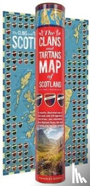Books, Waverley - The Clans and Tartans Map of Scotland