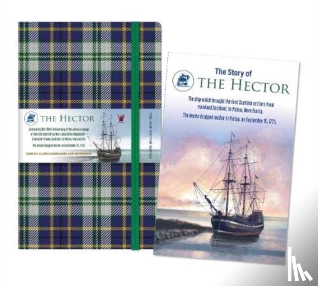  - Waverley (L): Ship Hector Tartan Cloth Large Notebook