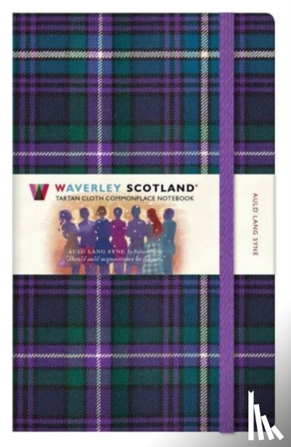 Scotland, Waverley - Waverley Scotland Tartan Notebook: Auld Lang Syne Tartan Large Notebook 21cm x 13cm