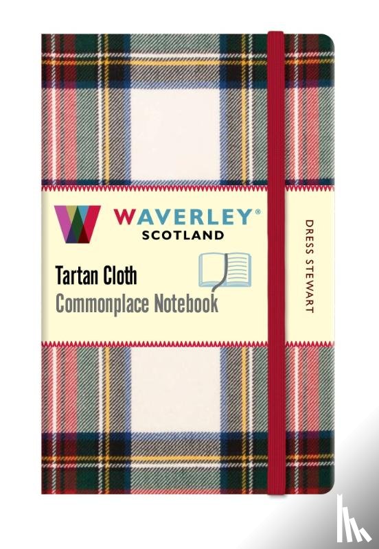 Scotland, Waverley - Waverley Dress Stewart Tartan cloth pocket notebook