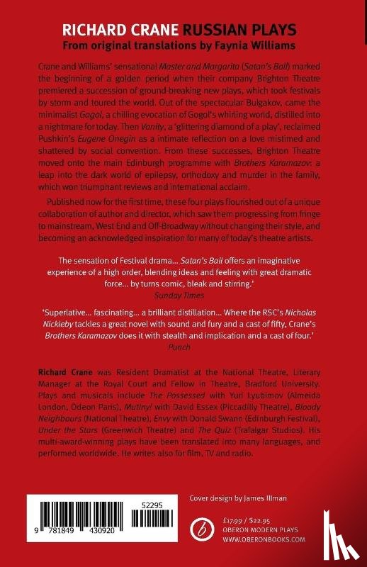 Pushkin, Aleksander, Gogol, Nikolai, Bulgakov, Mikhail, Dostoevsky, Fyodor - Russian Plays