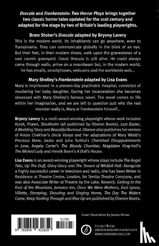 Lavery, Bryony (Author), Evans, Lisa (Author) - Dracula and Frankenstein