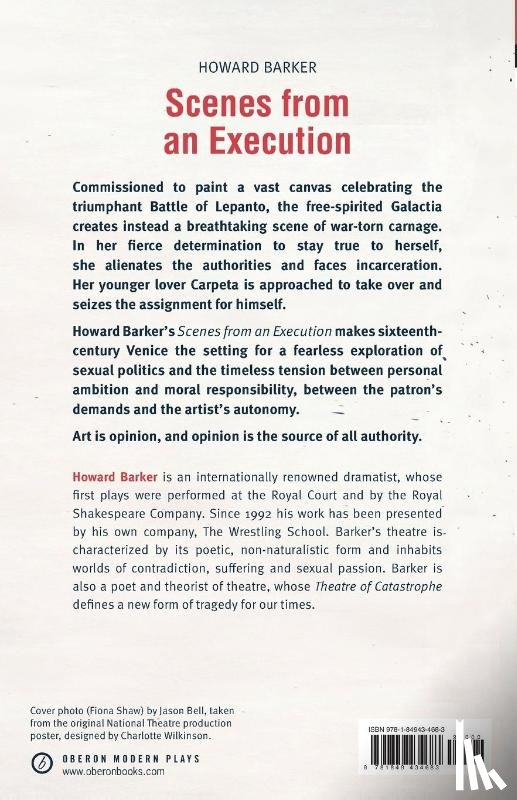 Barker, Howard (Author) - Scenes from an Execution