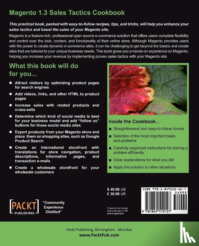 Rice, William - Magento 1.3 Sales Tactics Cookbook