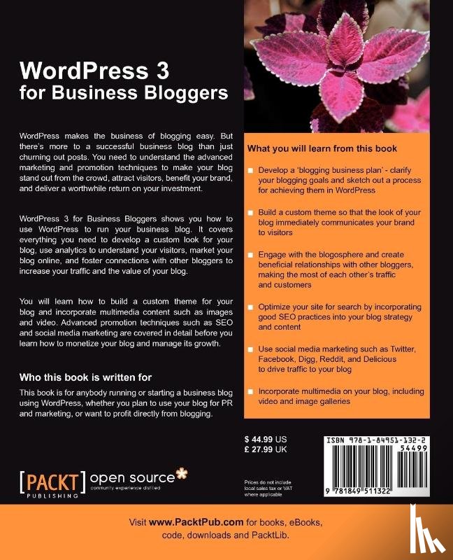 Thewlis, Paul - WordPress 3 For Business Bloggers