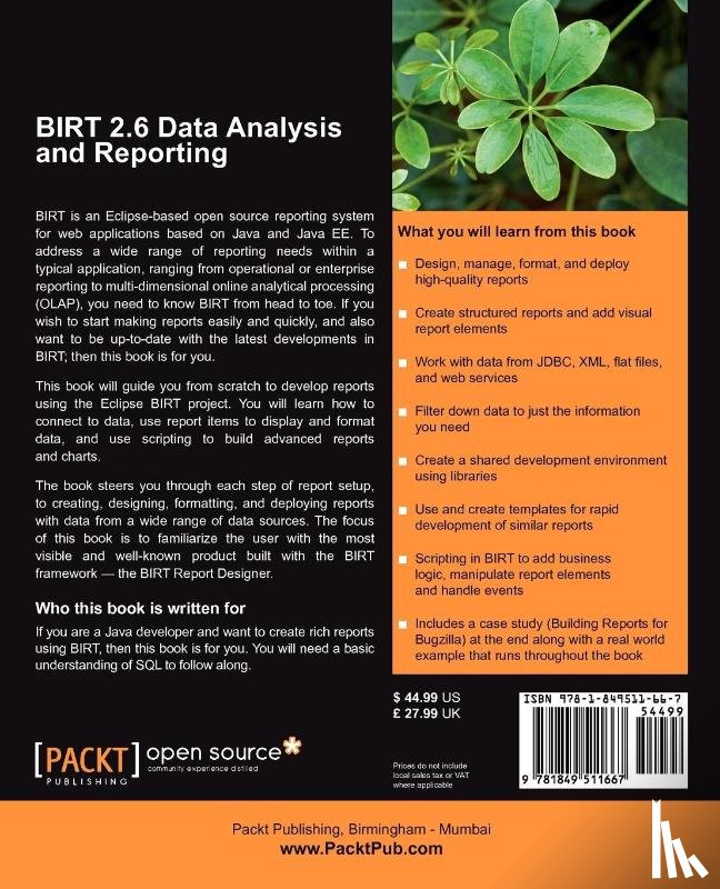 Ward, John - BIRT 2.6 Data Analysis and Reporting